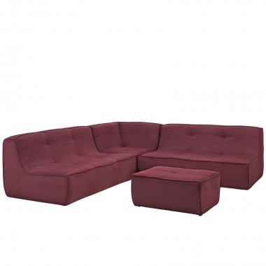 Modway Align 4 Piece Upholstered Sectional Sofa Set Hover