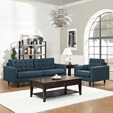 Modway Empress Armchair and Sofa Set of 2