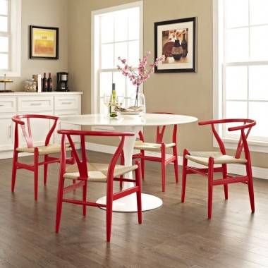 Modway Amish Dining Armchair Set of 4 Hover
