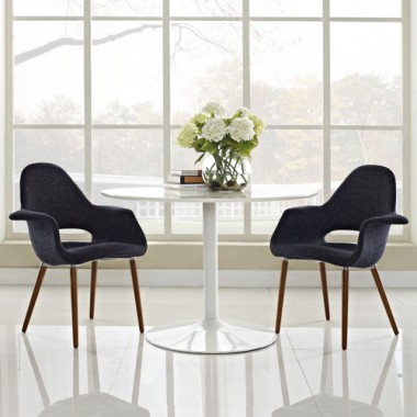 Modway Taupe Dining Armchair Set of 2
