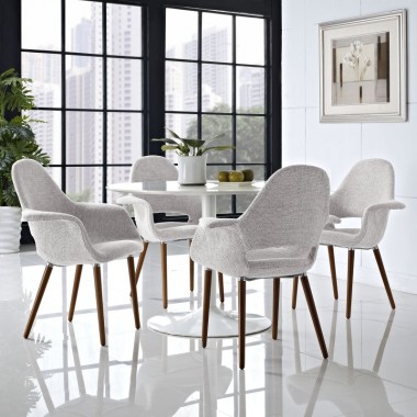 Modway Taupe Dining Armchair Set of 4 Hover