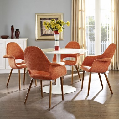 Modway Taupe Dining Armchair Set of 4 Hover