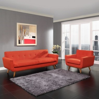 Modway Engage Armchair and Sofa Set of 2