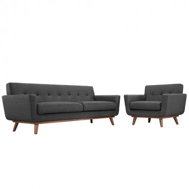 Modway Engage Armchair and Sofa Set of 2 Hover