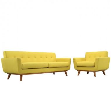 Modway Engage Armchair and Sofa Set of 2 Hover