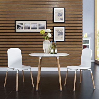 Modway Stack Wood Dining Chairs Set of 2 Hover