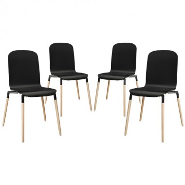 Modway Stack Wood Dining Chairs Set of 4 Hover