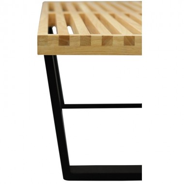 Modway Sauna 5' Bench in Natural Hover