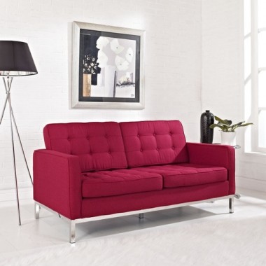 Modway Loft Wool Loveseat