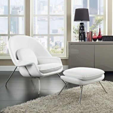 Modway W Lounge Chair Hover