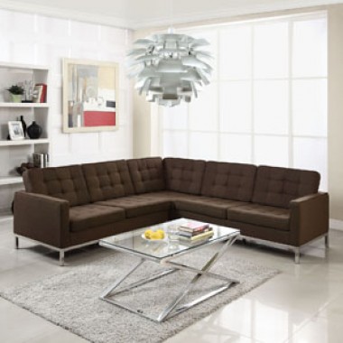 Modway Loft L-Shaped Sectional Sofa