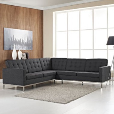 Modway Loft L-Shaped Sectional Sofa Hover