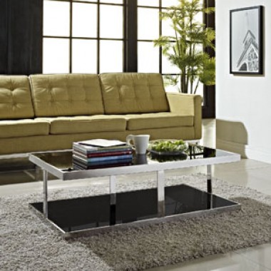 Modway Absorb Coffee Table in Black
