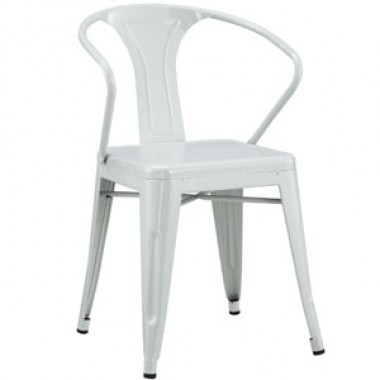 Modway Promenade Dining Armchair in Gray Hover