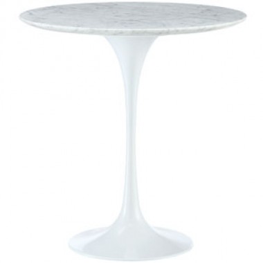 Modway Lippa 20" Side Table in White Hover