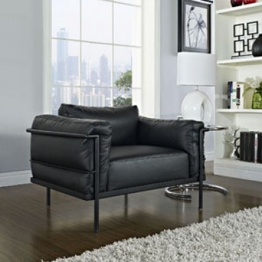 Modway Charles Grande Leather Armchair