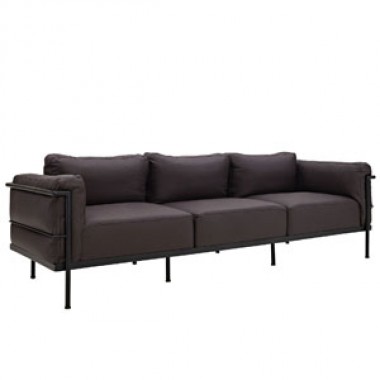 Modway Charles Grande Leather Sofa Hover