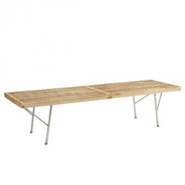 Modway Vantage Medium Bench in Natural Hover