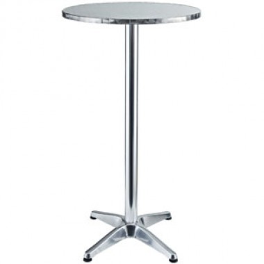 Modway Elevate Bar Table in Silver
