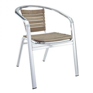 Modway Express Dining Armchair in Silver