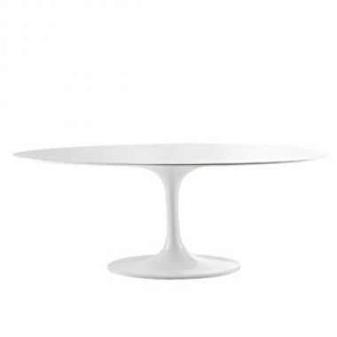 Modway Lippa 78" Dining Table in White Hover