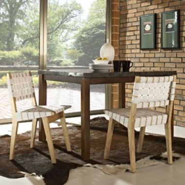 Modway Weave Dining Side Chair in White