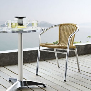 Modway Bistro Dining Armchair in Natural