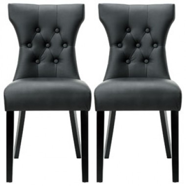 Modway Silhouette Dining Chairs Set of 2 Hover