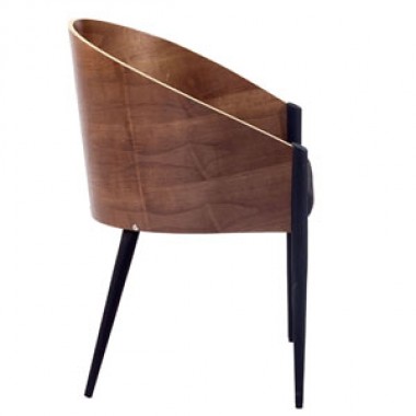 Modway Cooper Dining Chairs Set of 2 in Walnut Hover