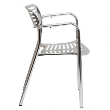 Modway Ohio Dining Chairs Set of 2 in Silver Hover