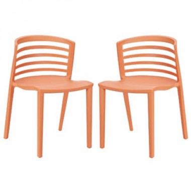 Modway Curvy Dining Chairs Set of 2 Hover