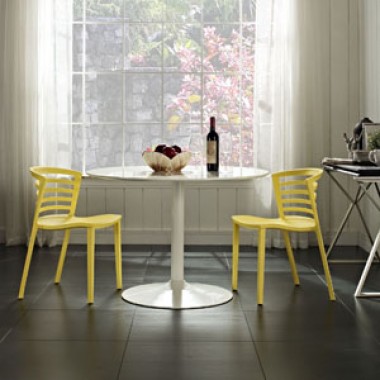 Modway Curvy Dining Chairs Set of 2 Hover