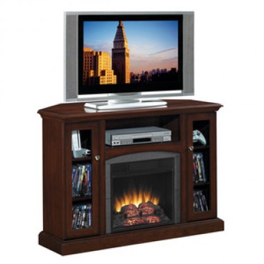 Fireside America Classic Flame 18 Inches Bancroft Corner/Wall Media Electric Fireplace - With Remote