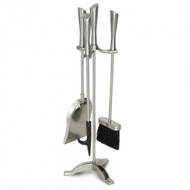 Fireside America 4 Piece Chandler Tool Set - Satin Nickel Hover
