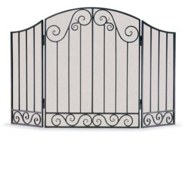 Fireside America Napa Forge 3 Panel Vienna Arch Screen - Brushed Bronze Hover