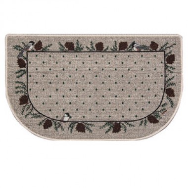 Fireside America Napa Forge Chickadee Border Berber Rug