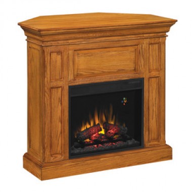 Fireside America Classic Flame 23 Inches Metropolis 2 In 1 Electric Fireplace - Antique Oak