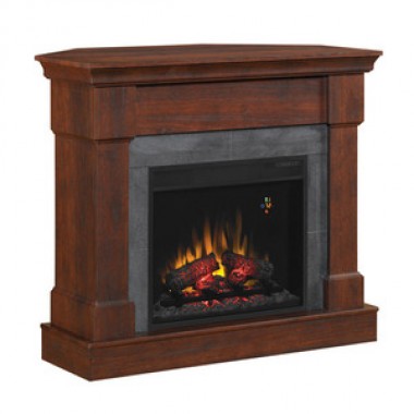 Fireside America Classic Flame 23 Inches Franklin Dual 2 In 1 Electric Fireplace - Roasted Mahogany