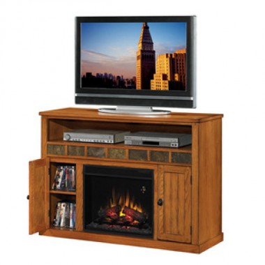 Fireside America Classic Flame 23 Inches Sedona Media Center with Electric Fireplace