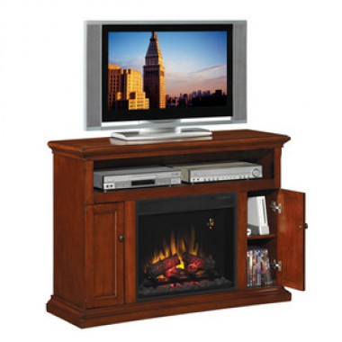 Fireside America Classic Flame 23 Inches Cannes Media Center with Electric Fireplace