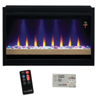 Fireside America Classic Flame 36 Inches Contemporary Built-In Electric Builder Box - Plug In