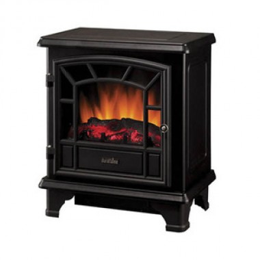 Fireside America Classic Flame Electric Stove With Heater - No Remote Control - Black