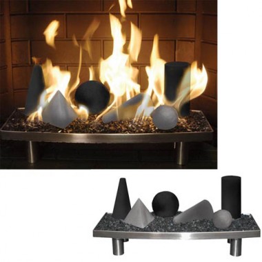Fireside America Alterna 24 Inches FireShapes for 18 Inches - 22 Inches Burner Hover