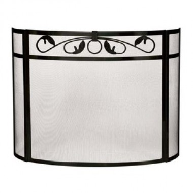 Fireside America Bowed 3 Panel Leaf Screen