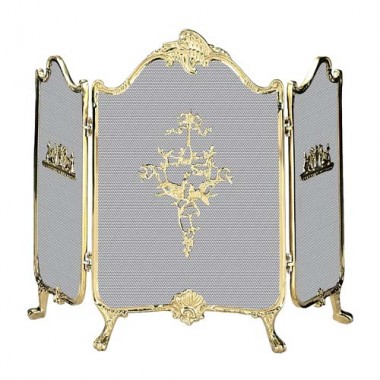 Fireside America 3 Panel Ornate French Screen Hover