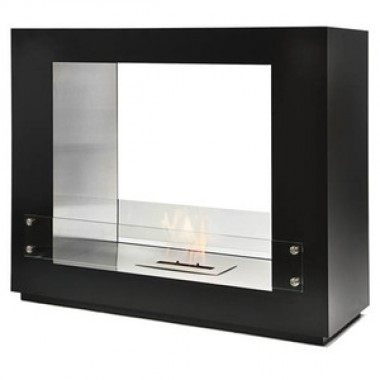 Fireside America Sek Free Standing See Thru Fireplace With Glass