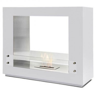 Fireside America Sek Free Standing See Thru Fireplace With Glass