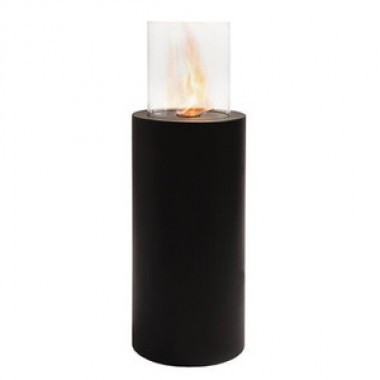 Fireside America Torch Pedestal Fire With Glass Cylinder