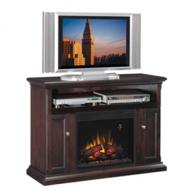 Fireside America Classic Flame 23 Inches Cannes Media Center with Electric Fireplace