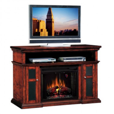 Fireside America Classic Flame 28 Inches Pasadena Electric Fireplace - Burnished Walnut
